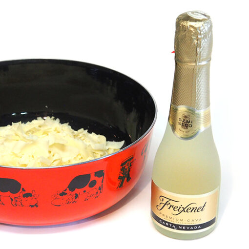 Champagner Fondue